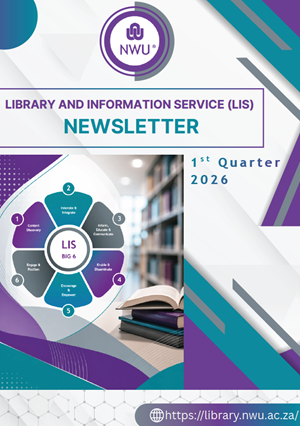 Cover of the 2026 first-quarter NWU Library Newsletter