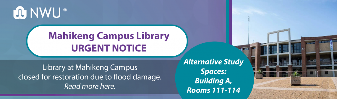 Mahikeng Library Closed - Flooding